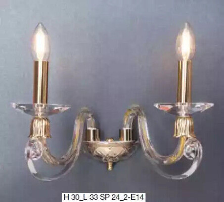 Lámpara de pared clásica Lámpara de araña Lámpara de pared Lámpara Lámpara de cristal