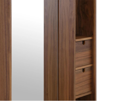 Mueble de armario de lujo moderno de diseño para el pasillo de madera nuevo.