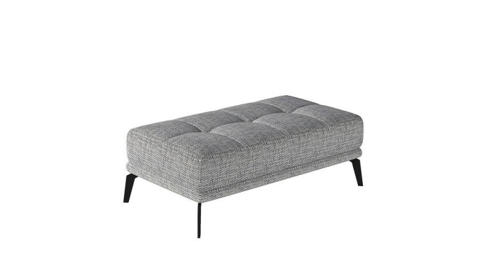 Sala de estar reposapiés taburete xxl Club Otomana Pufa Cuero Textil Otomano Diseñador Nuevo