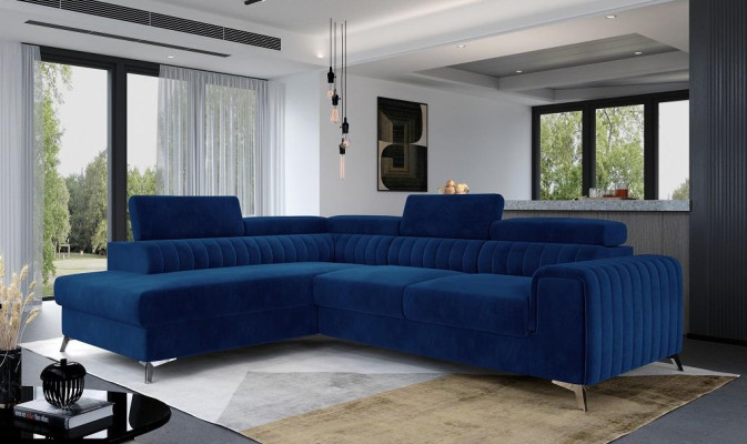 Sofá con canapé y función de cama Sofá esquinero Sofá de tela Sofá de tela Sofás Nuevos