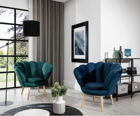 Sillón Club Lounge Silla Tapizada Sofá asiento individual Reláx TV Verde