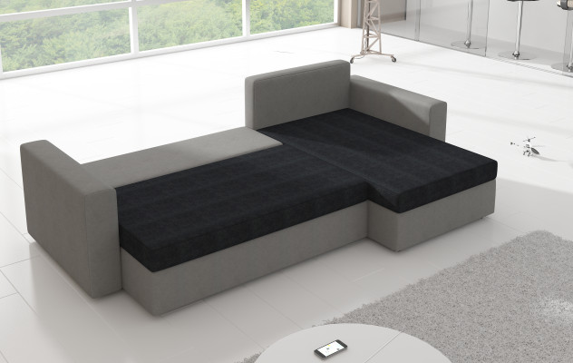 Diseño sofá esquinero sofá cama función de cama sofá cuero tapizado textil sofás nuevos 502