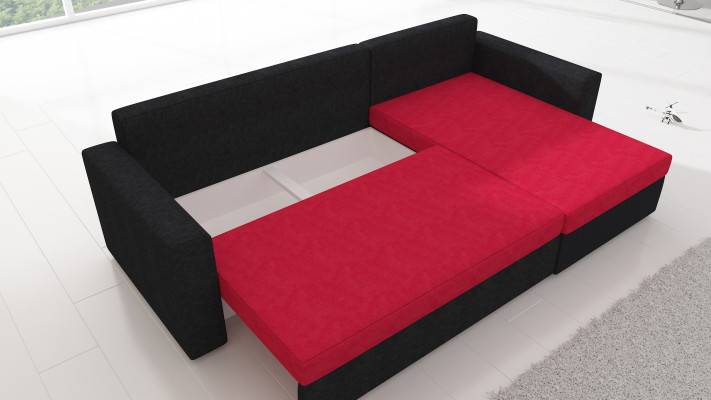 Diseño sofá esquinero sofá cama función de cama sofá cuero tapizado textil sofás nuevos 502