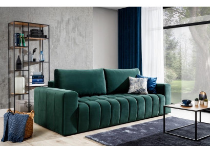 Clásico sofá de tres plazas Tapizado sofá de 3 plazas Textil sofá Sofá de tela nuevo