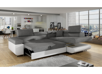 Diseño clásico Sofá de esquina Sofá Cama Sofá Tapizados Textil Sofás