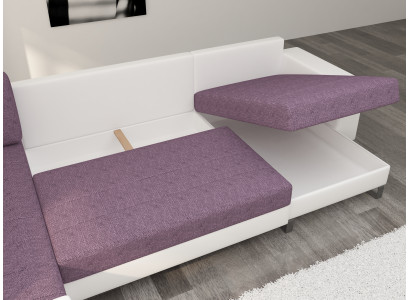 Sofá de esquina moderno en forma de U para salón, conjunto de esquina.