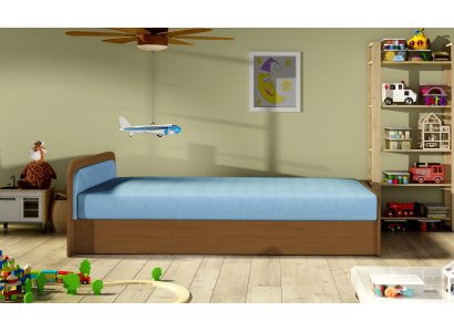 Cama infantil moderna camas textil cama de madera sofá cama habitación infantil nuevo