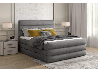 Cama King size de lujo diseño de caja Hotel muebles Cama doble 140/160/180x200