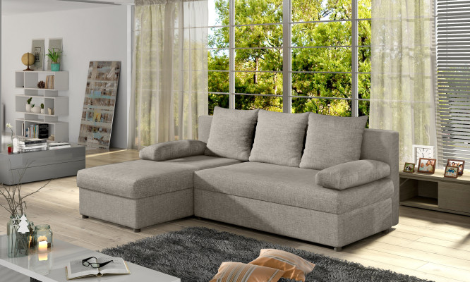 Diseño Sofá Sofá Tapizado Sofá Cama Textil Función de cama Grupo de sofás