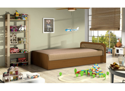 Habitación de niños cama acolchada cama camas madera dormir sofá colchón 80x190cm nuevo