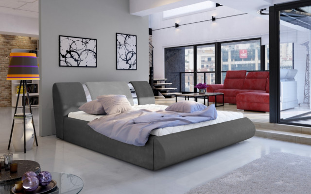 Lujo Dormitorio Cama Decoración Almohada Diseño 180x200cm Doble Hotel Camas
