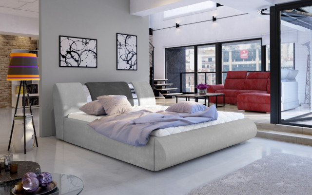 Lujo Dormitorio Cama Decoración Almohada Diseño 180x200cm Doble Hotel Camas