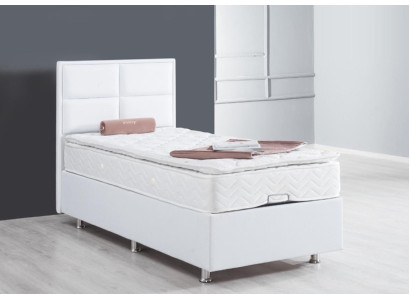 Cama boxspring camas individuales muebles camas 120x200cm con colchón doble.