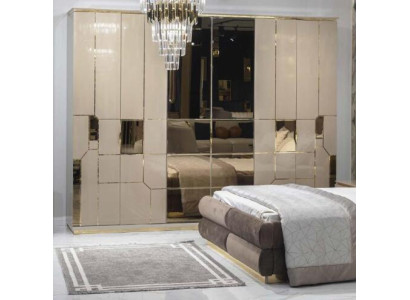 Armario con espejo de lujo Armario Dormitorio Armarios Muebles