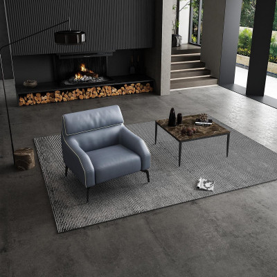Sillón de diseño para la sala de estar, sofá individual, sofá, salón, club de 1 asiento