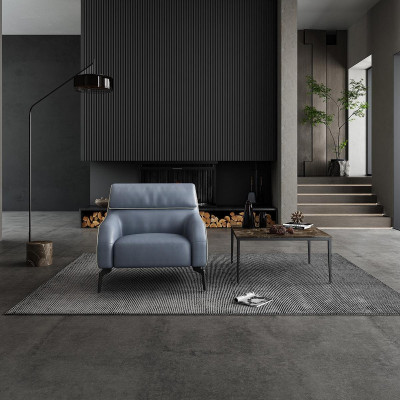 Sillón de diseño para la sala de estar, sofá individual, sofá, salón, club de 1 asiento