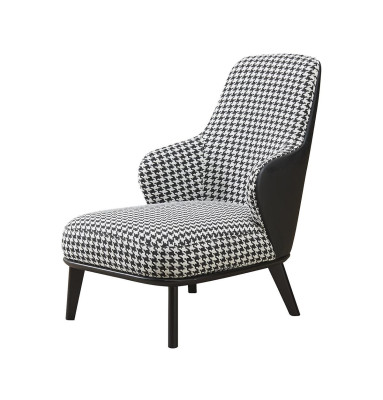 Sillón moderno tapizado sillón orejero sofá sofá sofá diseñador club silla respaldo.