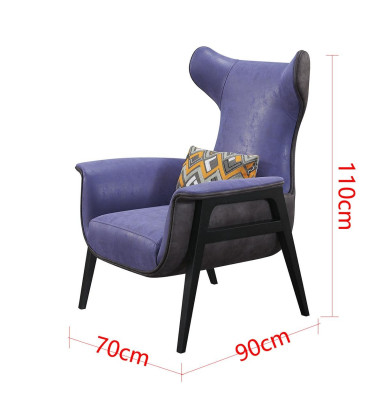 Silla textil sala de estar lounge muebles de diseño de lujo sillas modernas.