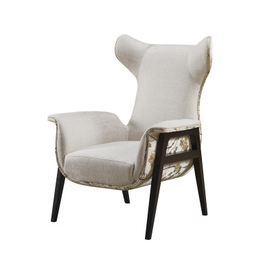 Sillón diseño golpear relajarse club lounge asiento individual tapizado tela textil.