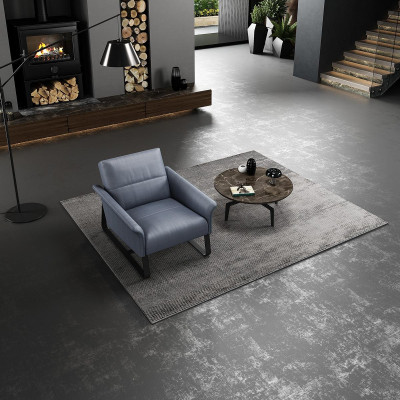 Sillón de diseño moderno textil sala de estar lounge muebles de diseño de lujo sillas nuevo