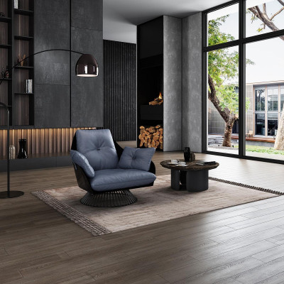 Lujo Sillón Muebles Sala de estar Sofá de una plaza Sofá Salón Decoración Club Hotel