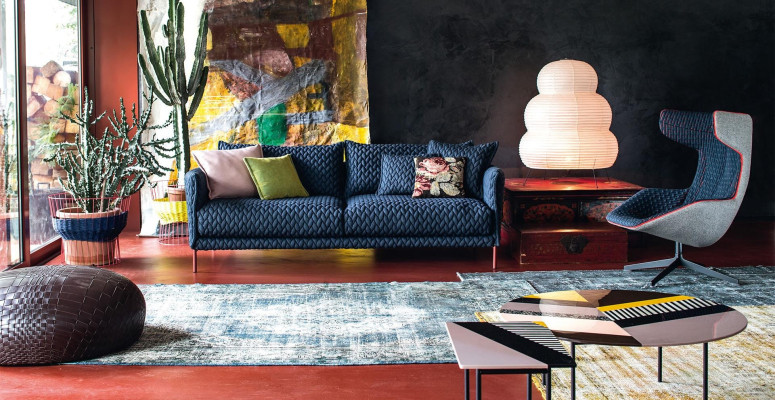 Grupo de diseño, conjunto de tapicería de sofá, sillón, sofás, sofá de 3 plazas + sillón de orejas.