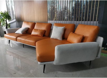 Sofá en forma de L para la sala de estar, sofá, esquina, tapizado, sillón, conjunto de sofás de cuero.