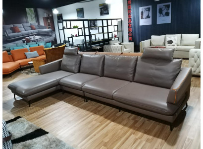 Sofá esquinero Sofá de esquina Sofá Acolchado Esquina Sofá Cuero Lujoso Conjunto de Sala de Estar Esquinero.