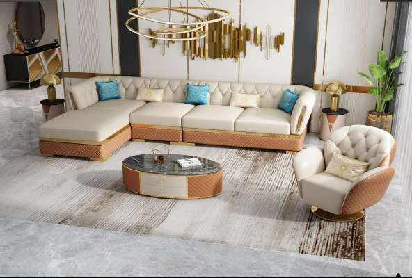 Conjunto de sofás en forma de esquina, sofá de cuero, sofá de esquina, tapicería, sofá, paisaje de vida