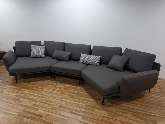 Sofá en forma de L en la sala de estar Sofá Sofá Sofás Conjunto Sofá de cuero Sofás