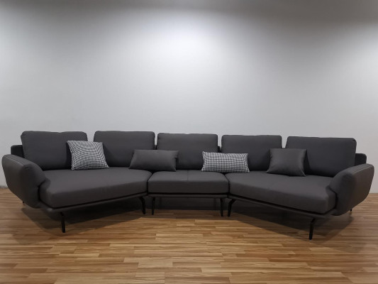 Sofá en forma de L en la sala de estar Sofá Sofá Sofás Conjunto Sofá de cuero Sofás