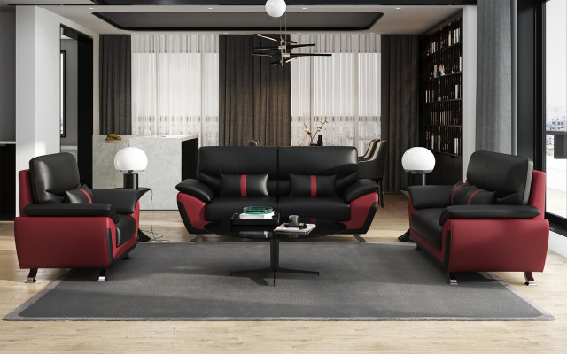 Sofá conjunto de muebles tapizados para sala de estar 3+2+1 plazas sofá moderno