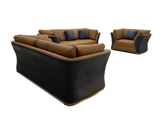 Conjunto de sofá de 3 plazas y 1 sillón diseño sofá tapizado sofá sofá moderno.