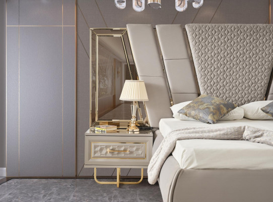 Diseño de mesitas de noche consola mesas auxiliares dormitorio madera lujo consolas nuevos