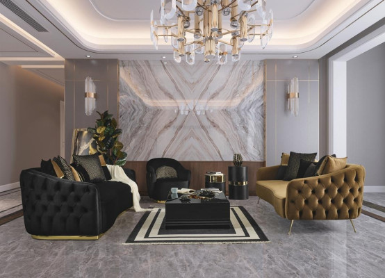 Silla club, sofá de diseñador, sillón de respaldo, sofá de 1 asiento, textil tapizado de televisión, nuevo.