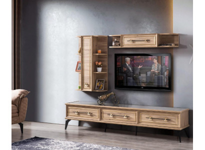 Cómoda Aparador mesa de televisión Soporte de televisión Mueble de pared Cómodas Madera Diseño Moderno