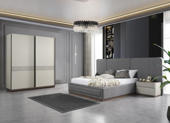 Armario Armario de lujo de madera Diseño de muebles Dormitorio Blanco Nuevo