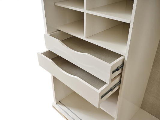 Armario armario de lujo de madera armarios muebles de diseño dormitorio blanco