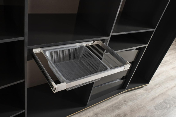 Gris armario de lujo muebles de dormitorio armarios armario de madera