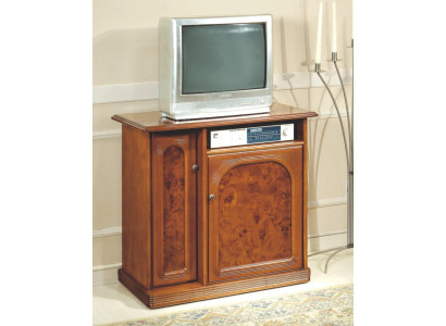 Armario de TV marrón de lujo Aparador Cómoda Muebles de salón Armarios Estantes Madera