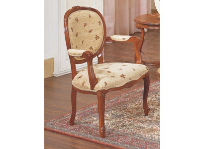 Silla de comedor marrón lujo clásica silla de madera sillas de muebles italianos.