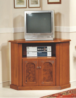 Mueble de televisión marrón, cómoda de lujo marrón, muebles de salón armarios estanterías de madera.
