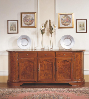 Muebles de lujo de armarios cómoda estantería armario de madera Italia aparador cómoda armario.