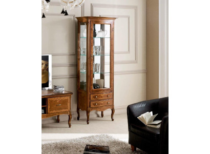 Mueble armario vitrina de vidrio madera vitrinas gabinete gabinetes estantes Italia