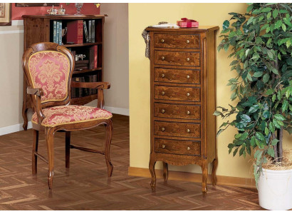 Mueble italiano de alta calidad con cajones, cómoda de madera nueva