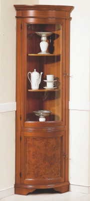 Vitrina armarios de madera vitrina de vidrio vitrina gabinete vitrina de esquina Muebles italianos