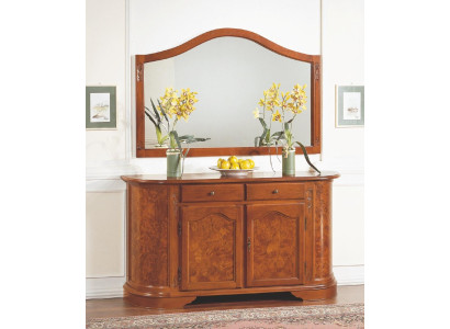 Conjunto de 2 piezas, cómoda con espejo, grupo de madera, cómodas, aparador, muebles, armario.