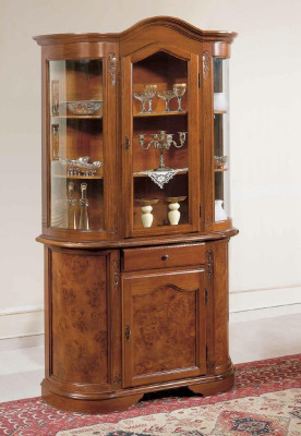 Vitrina Muebles italianos Vitrina Sala de estar Credenza Aparador Armarios de vidrio