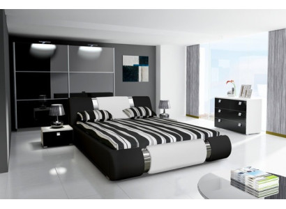 Elegante cama de agua de diseñador: lujo y comodidad en estilo moderno