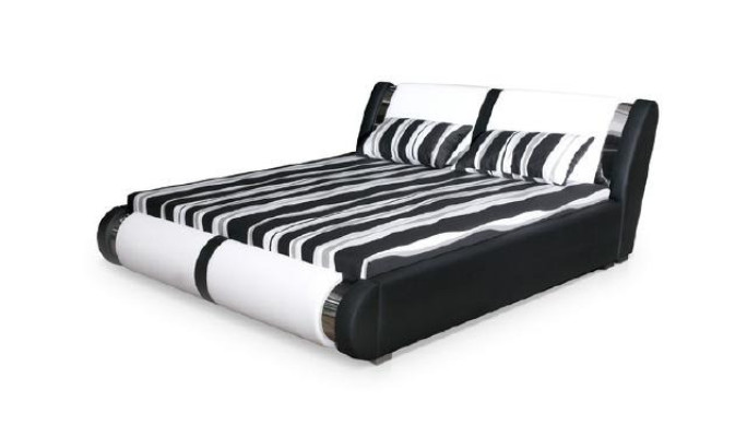 Elegante cama de agua de diseñador: lujo y comodidad en estilo moderno